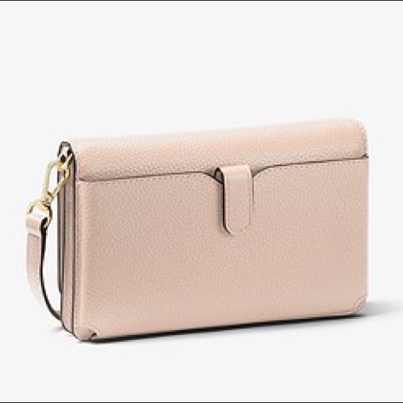 NWT authentic MK genuine leather crossbody blush - Picture 5 of 5